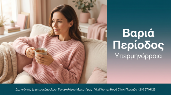 Βαριά Περίοδος - Υπερμηνόρροια | Δρ. Δημητρακόπουλος Γλυφάδα