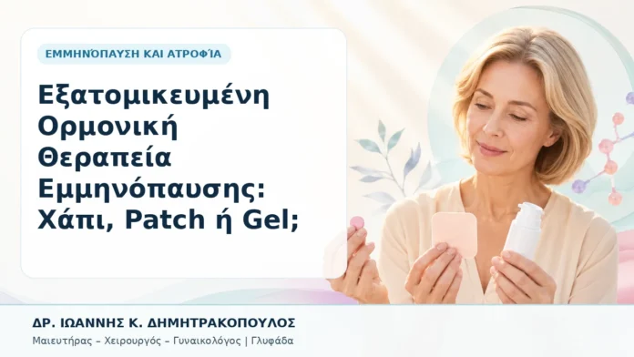 001-exatomikeymeni-ormoniki-therapeia-emminopaysis-chapi-patch-i-gel Εξατομικευμένη Ορμονική Θεραπεία Εμμηνόπαυσης: Χάπι, Patch ή Gel; - Δρ. Ιωάννης Κ. Δημητρακόπουλος, Γυναικολόγος Γλυφάδα