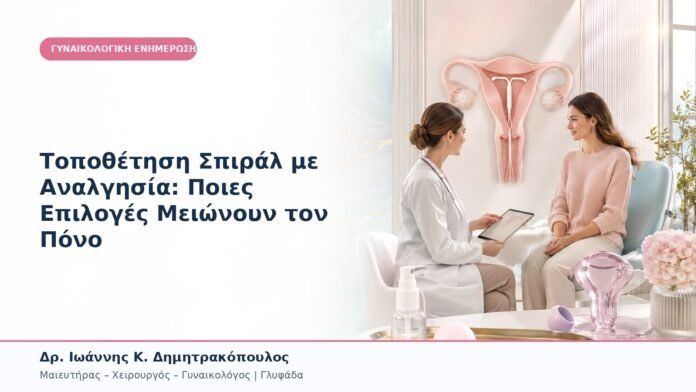 Τοποθέτηση Σπιράλ με Αναλγησία: Ποιες Επιλογές Μειώνουν τον Πόνο Τοποθέτηση Σπιράλ με Αναλγησία: Ποιες Επιλογές Μειώνουν τον Πόνο