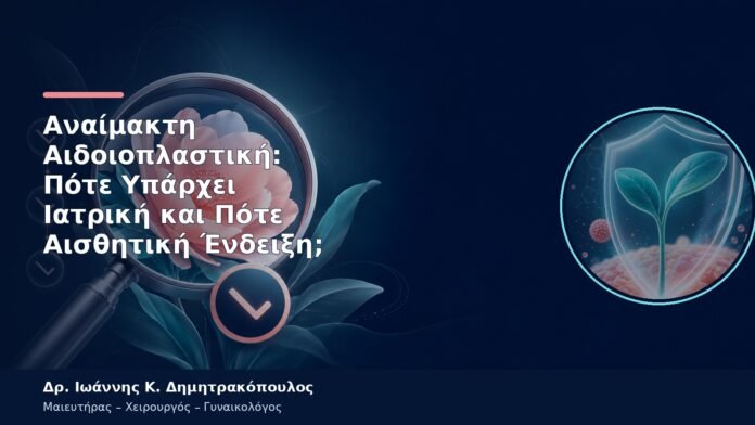 Αναίμακτη Αιδοιοπλαστική: Πότε Υπάρχει Ιατρική και Πότε Αισθητική Ένδειξη;