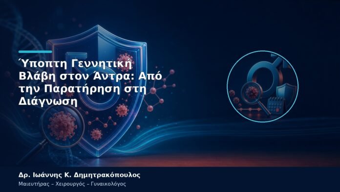 Ύποπτη Γεννητική Βλάβη στον Άντρα: Από την Παρατήρηση στη Διάγνωση
