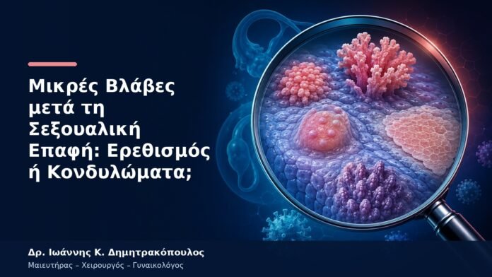 Μικρές Βλάβες μετά τη Σεξουαλική Επαφή: Ερεθισμός ή Κονδυλώματα;