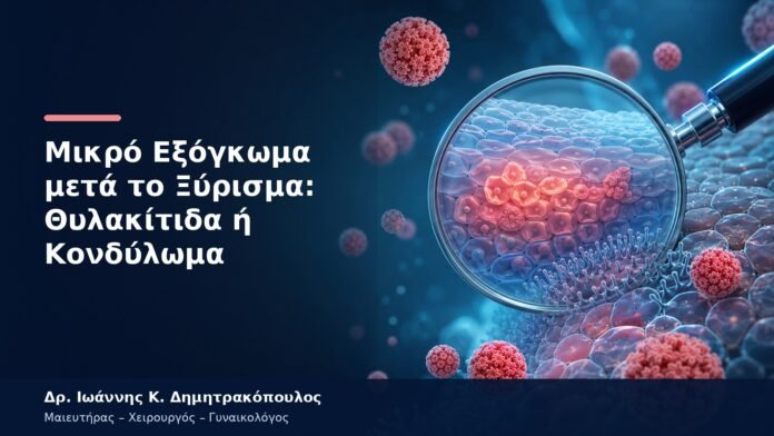 Μικρό Εξόγκωμα μετά το Ξύρισμα: Θυλακίτιδα ή Κονδύλωμα Μικρό Εξόγκωμα μετά το Ξύρισμα: Θυλακίτιδα ή Κονδύλωμα