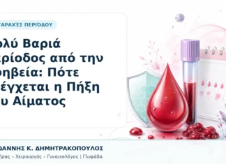 Πολύ Βαριά Περίοδος από την Εφηβεία: Πότε Ελέγχεται η Πήξη του Αίματος Πολύ Βαριά Περίοδος από την Εφηβεία: Πότε Ελέγχεται η Πήξη του Αίματος - Δρ. Ιωάννης Κ. Δημητρακόπουλος, Γυναικολόγος Γλυφάδα