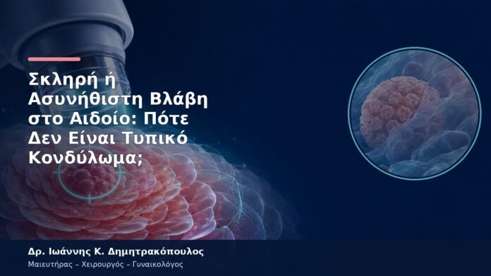 Σκληρή ή Ασυνήθιστη Βλάβη στο Αιδοίο: Πότε Δεν Είναι Τυπικό Κονδύλωμα;