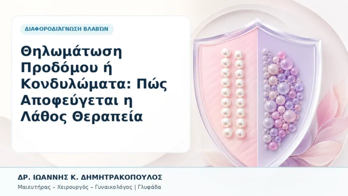 Θηλωμάτωση Προδόμου ή Κονδυλώματα: Πώς Αποφεύγεται η Λάθος Θεραπεία - Δρ. Ιωάννης Κ. Δημητρακόπουλος, Γυναικολόγος Γλυφάδα