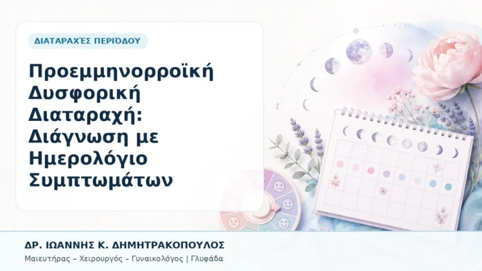 Προεμμηνορροϊκή Δυσφορική Διαταραχή: Διάγνωση με Ημερολόγιο Συμπτωμάτων - Δρ. Ιωάννης Κ. Δημητρακόπουλος, Γυναικολόγος Γλυφάδα