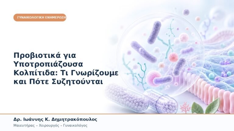 Προβιοτικά για Υποτροπιάζουσα Κολπίτιδα: Τι Γνωρίζουμε και Πότε Συζητούνται
