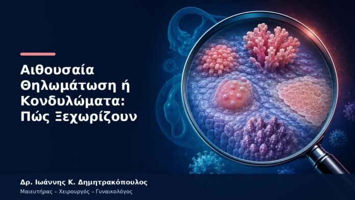 Αιθουσαία Θηλωμάτωση ή Κονδυλώματα: Πώς Ξεχωρίζουν Αιθουσαία Θηλωμάτωση ή Κονδυλώματα: Πώς Ξεχωρίζουν