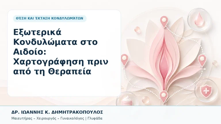 Εξωτερικά Κονδυλώματα στο Αιδοίο: Χαρτογράφηση πριν από τη Θεραπεία - Δρ. Ιωάννης Κ. Δημητρακόπουλος, Γυναικολόγος Γλυφάδα
