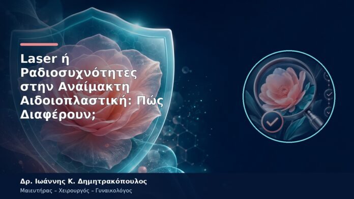 Laser ή Ραδιοσυχνότητες στην Αναίμακτη Αιδοιοπλαστική: Πώς Διαφέρουν;