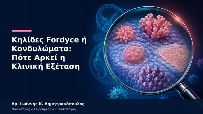 Κηλίδες Fordyce ή Κονδυλώματα: Πότε Αρκεί η Κλινική Εξέταση