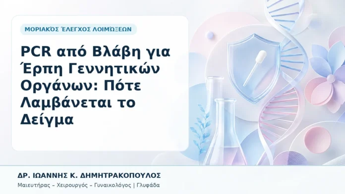 007-pcr-apo-vlavi-gia-erpi-gennitikon-organon-pote-lamvanetai-to-deigma PCR από Βλάβη για Έρπη Γεννητικών Οργάνων: Πότε Λαμβάνεται το Δείγμα - Δρ. Ιωάννης Κ. Δημητρακόπουλος, Γυναικολόγος Γλυφάδα