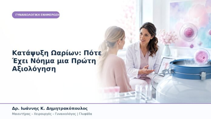 Κατάψυξη Ωαρίων: Πότε Έχει Νόημα μια Πρώτη Αξιολόγηση Κατάψυξη Ωαρίων: Πότε Έχει Νόημα μια Πρώτη Αξιολόγηση