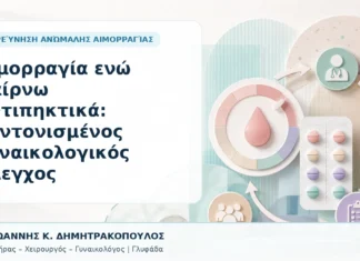 Αιμορραγία ενώ Παίρνω Αντιπηκτικά: Συντονισμένος Γυναικολογικός Έλεγχος - Δρ. Ιωάννης Κ. Δημητρακόπουλος, Γυναικολόγος Γλυφάδα