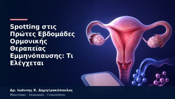 Spotting στις Πρώτες Εβδομάδες Ορμονικής Θεραπείας Εμμηνόπαυσης: Τι Ελέγχεται Spotting στις Πρώτες Εβδομάδες Ορμονικής Θεραπείας Εμμηνόπαυσης: Τι Ελέγχεται