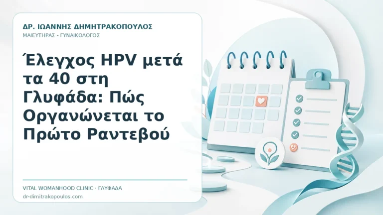 Έλεγχος HPV μετά τα 40 στη Γλυφάδα: Πώς Οργανώνεται το Πρώτο Ραντεβού - Δρ. Ιωάννης Δημητρακόπουλος, Γυναικολόγος Γλυφάδα