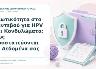 Ιδιωτικότητα στο Ραντεβού για HPV και Κονδυλώματα: Πώς Προστατεύονται τα Δεδομένα σας - Δρ. Ιωάννης Δημητρακόπουλος, Γυναικολόγος Γλυφάδα