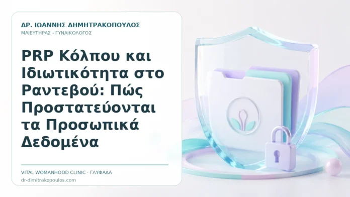 PRP Κόλπου και Ιδιωτικότητα στο Ραντεβού: Πώς Προστατεύονται τα Προσωπικά Δεδομένα PRP Κόλπου και Ιδιωτικότητα στο Ραντεβού: Πώς Προστατεύονται τα Προσωπικά Δεδομένα - Δρ. Ιωάννης Δημητρακόπουλος, Γυναικολόγος Γλυφάδα