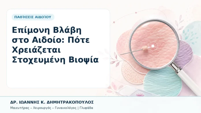 Επίμονη Βλάβη στο Αιδοίο: Πότε Χρειάζεται Στοχευμένη Βιοψία - Δρ. Ιωάννης Κ. Δημητρακόπουλος, Γυναικολόγος Γλυφάδα