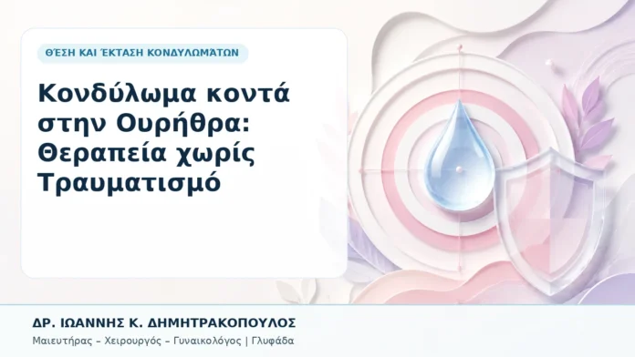 010-kondyloma-konta-stin-oyrithra-therapeia-choris-traymatismo Κονδύλωμα κοντά στην Ουρήθρα: Θεραπεία χωρίς Τραυματισμό - Δρ. Ιωάννης Κ. Δημητρακόπουλος, Γυναικολόγος Γλυφάδα