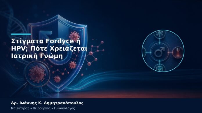 Στίγματα Fordyce ή HPV; Πότε Χρειάζεται Ιατρική Γνώμη Στίγματα Fordyce ή HPV; Πότε Χρειάζεται Ιατρική Γνώμη