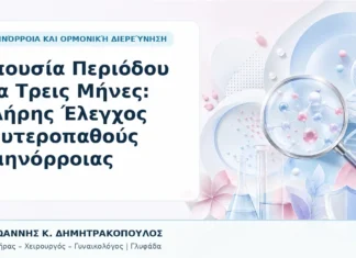 Απουσία Περιόδου για Τρεις Μήνες: Πλήρης Έλεγχος Δευτεροπαθούς Αμηνόρροιας - Δρ. Ιωάννης Κ. Δημητρακόπουλος, Γυναικολόγος Γλυφάδα