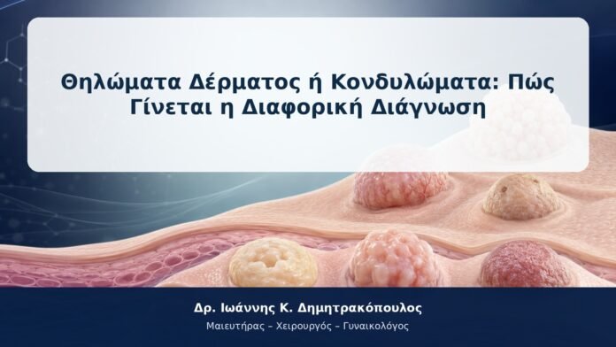 Θηλώματα Δέρματος ή Κονδυλώματα: Πώς Γίνεται η Διαφορική Διάγνωση Θηλώματα Δέρματος ή Κονδυλώματα: Πώς Γίνεται η Διαφορική Διάγνωση