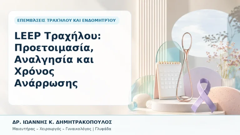 LEEP Τραχήλου: Προετοιμασία, Αναλγησία και Χρόνος Ανάρρωσης - Δρ. Ιωάννης Κ. Δημητρακόπουλος, Γυναικολόγος Γλυφάδα