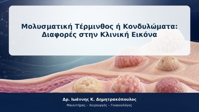 Μολυσματική Τέρμινθος ή Κονδυλώματα: Διαφορές στην Κλινική Εικόνα