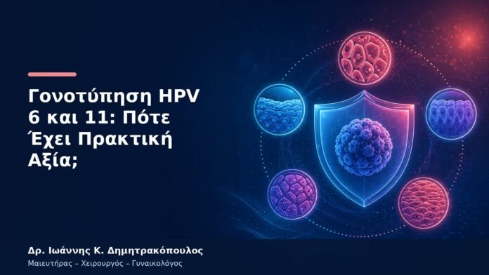 Γονοτύπηση HPV 6 και 11: Πότε Έχει Πρακτική Αξία; Γονοτύπηση HPV 6 και 11: Πότε Έχει Πρακτική Αξία;