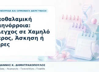 Υποθαλαμική Αμηνόρροια: Έλεγχος σε Χαμηλό Βάρος, Άσκηση ή Στρες - Δρ. Ιωάννης Κ. Δημητρακόπουλος, Γυναικολόγος Γλυφάδα