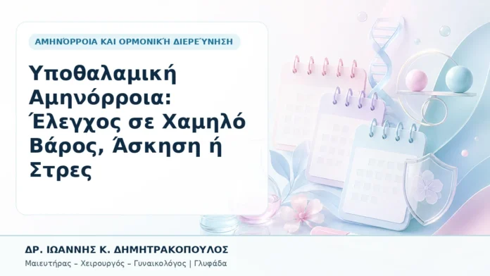 014-ypothalamiki-aminorroia-elegchos-se-chamilo-varos-askisi-i-stres Υποθαλαμική Αμηνόρροια: Έλεγχος σε Χαμηλό Βάρος, Άσκηση ή Στρες - Δρ. Ιωάννης Κ. Δημητρακόπουλος, Γυναικολόγος Γλυφάδα