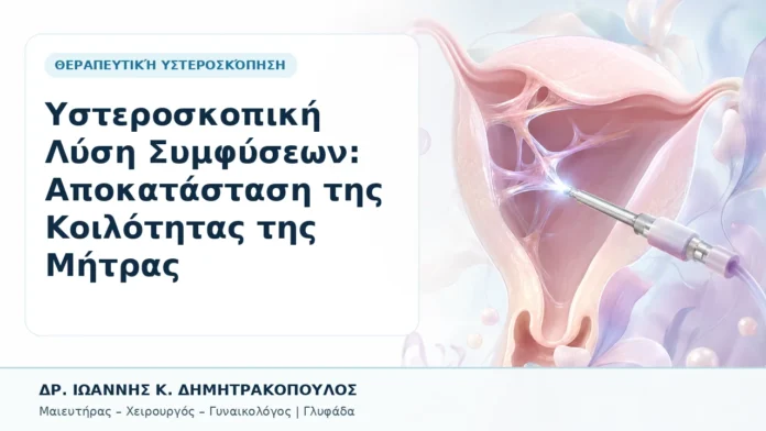 Υστεροσκοπική Λύση Συμφύσεων: Αποκατάσταση της Κοιλότητας της Μήτρας - Δρ. Ιωάννης Κ. Δημητρακόπουλος, Γυναικολόγος Γλυφάδα