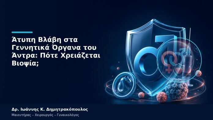 Άτυπη Βλάβη στα Γεννητικά Όργανα του Άντρα: Πότε Χρειάζεται Βιοψία; Άτυπη Βλάβη στα Γεννητικά Όργανα του Άντρα: Πότε Χρειάζεται Βιοψία;