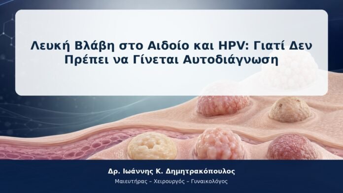 Λευκή Βλάβη στο Αιδοίο και HPV: Γιατί Δεν Πρέπει να Γίνεται Αυτοδιάγνωση Λευκή Βλάβη στο Αιδοίο και HPV: Γιατί Δεν Πρέπει να Γίνεται Αυτοδιάγνωση