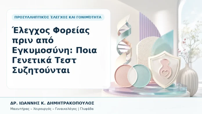 016-elegchos-foreias-prin-apo-egkymosyni-poia-genetika-test-syzitoyntai Έλεγχος Φορείας πριν από Εγκυμοσύνη: Ποια Γενετικά Τεστ Συζητούνται - Δρ. Ιωάννης Κ. Δημητρακόπουλος, Γυναικολόγος Γλυφάδα