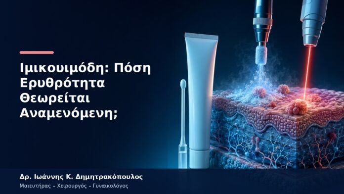 Ιμικουιμόδη: Πόση Ερυθρότητα Θεωρείται Αναμενόμενη;