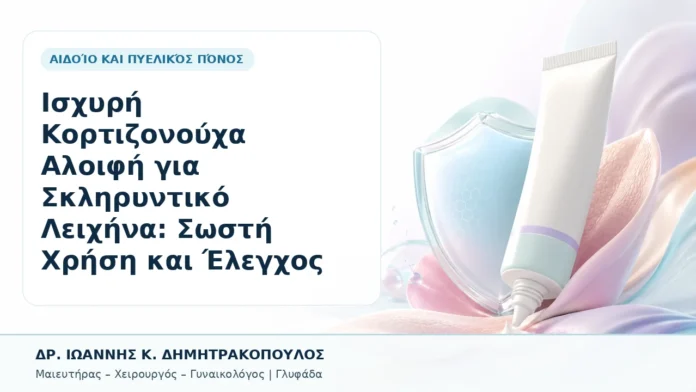 016-ischyri-kortizonoycha-aloifi-gia-skliryntiko-leichina-sosti-chrisi-kai-elegchos Ισχυρή Κορτιζονούχα Αλοιφή για Σκληρυντικό Λειχήνα: Σωστή Χρήση και Έλεγχος - Δρ. Ιωάννης Κ. Δημητρακόπουλος, Γυναικολόγος Γλυφάδα
