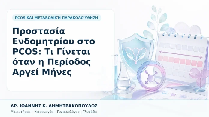 Προστασία Ενδομητρίου στο PCOS: Τι Γίνεται όταν η Περίοδος Αργεί Μήνες - Δρ. Ιωάννης Κ. Δημητρακόπουλος, Γυναικολόγος Γλυφάδα