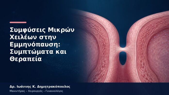 Συμφύσεις Μικρών Χειλέων στην Εμμηνόπαυση: Συμπτώματα και Θεραπεία Συμφύσεις Μικρών Χειλέων στην Εμμηνόπαυση: Συμπτώματα και Θεραπεία