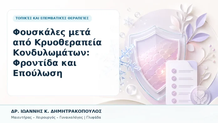 018-foyskales-meta-apo-kryotherapeia-kondylomaton-frontida-kai-epoylosi Φουσκάλες μετά από Κρυοθεραπεία Κονδυλωμάτων: Φροντίδα και Επούλωση - Δρ. Ιωάννης Κ. Δημητρακόπουλος, Γυναικολόγος Γλυφάδα