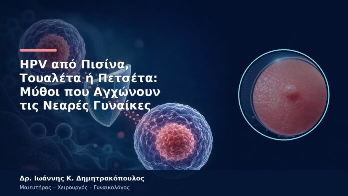 HPV από Πισίνα, Τουαλέτα ή Πετσέτα: Μύθοι που Αγχώνουν τις Νεαρές Γυναίκες