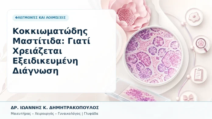 Κοκκιωματώδης Μαστίτιδα: Γιατί Χρειάζεται Εξειδικευμένη Διάγνωση - Δρ. Ιωάννης Κ. Δημητρακόπουλος, Γυναικολόγος Γλυφάδα