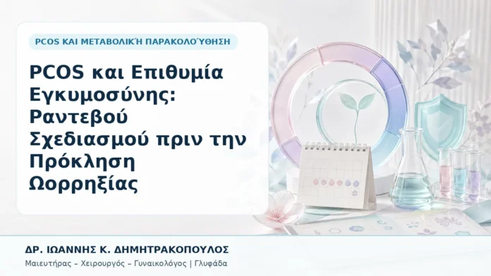 PCOS και Επιθυμία Εγκυμοσύνης: Ραντεβού Σχεδιασμού πριν την Πρόκληση Ωορρηξίας - Δρ. Ιωάννης Κ. Δημητρακόπουλος, Γυναικολόγος Γλυφάδα