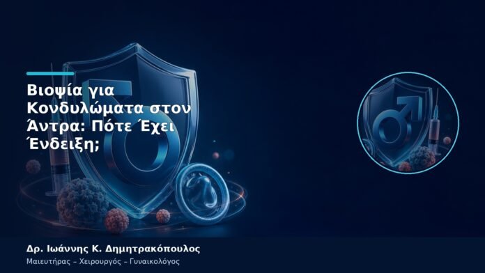 Βιοψία για Κονδυλώματα στον Άντρα: Πότε Έχει Ένδειξη; Βιοψία για Κονδυλώματα στον Άντρα: Πότε Έχει Ένδειξη;