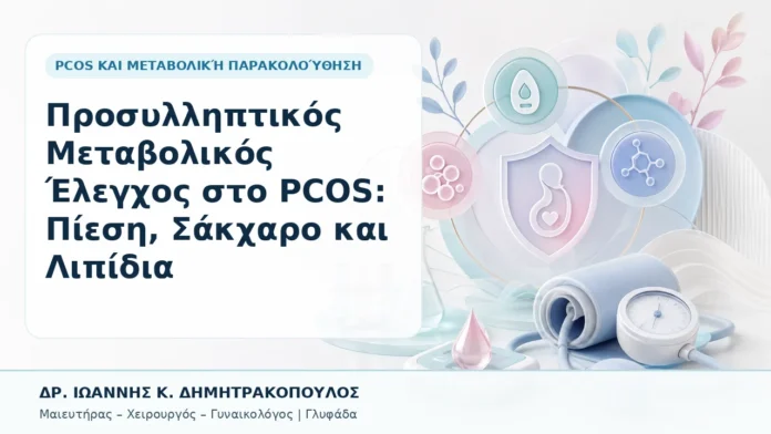 Προσυλληπτικός Μεταβολικός Έλεγχος στο PCOS: Πίεση, Σάκχαρο και Λιπίδια - Δρ. Ιωάννης Κ. Δημητρακόπουλος, Γυναικολόγος Γλυφάδα