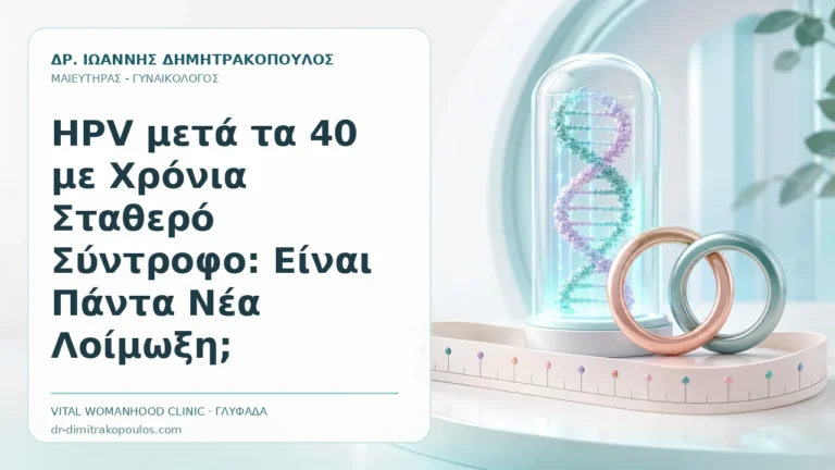 HPV μετά τα 40 με Χρόνια Σταθερό Σύντροφο: Είναι Πάντα Νέα Λοίμωξη; - Δρ. Ιωάννης Δημητρακόπουλος, Γυναικολόγος Γλυφάδα