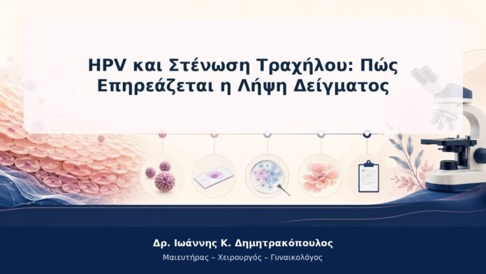 HPV και Στένωση Τραχήλου: Πώς Επηρεάζεται η Λήψη Δείγματος