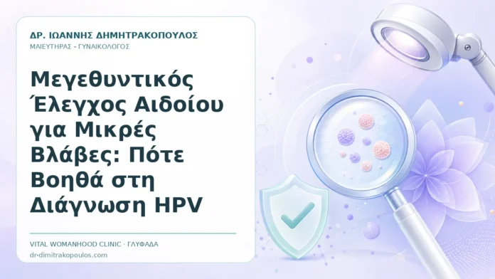 Μεγεθυντικός Έλεγχος Αιδοίου για Μικρές Βλάβες: Πότε Βοηθά στη Διάγνωση HPV Μεγεθυντικός Έλεγχος Αιδοίου για Μικρές Βλάβες: Πότε Βοηθά στη Διάγνωση HPV - Δρ. Ιωάννης Δημητρακόπουλος, Γυναικολόγος Γλυφάδα
